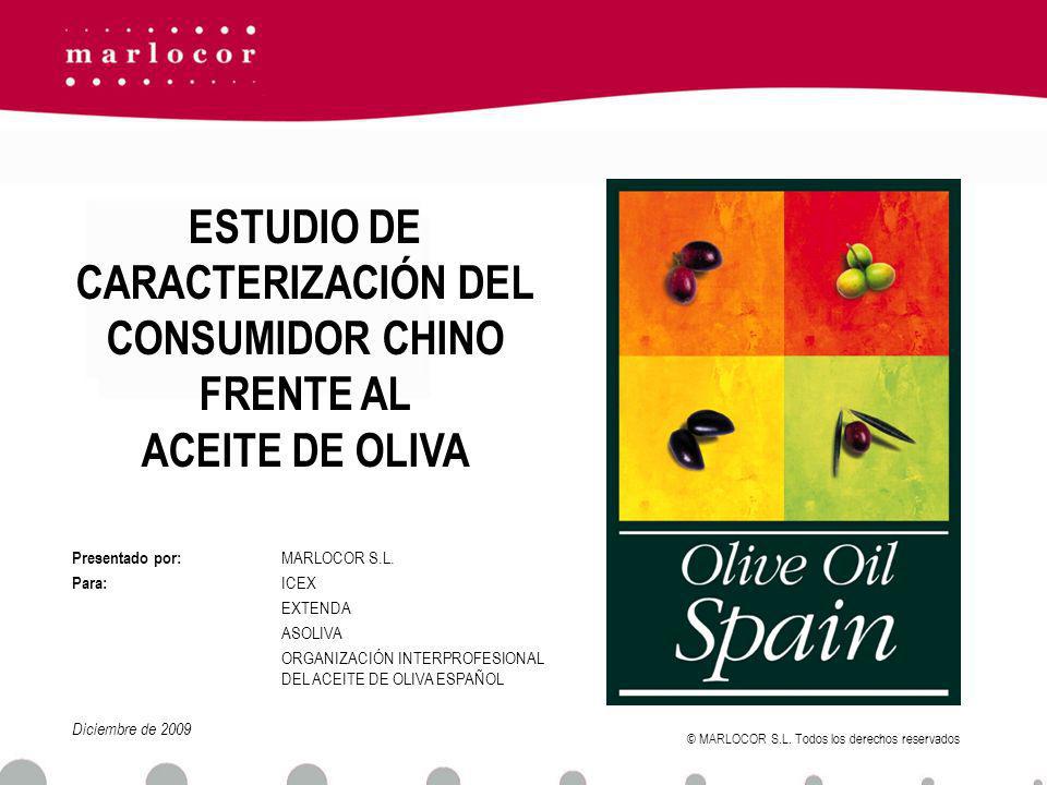 ESTUDIO DE CARACTERIZACIÓN DEL CONSUMIDOR CHINO FRENTE AL ACEITE DE OLIVA