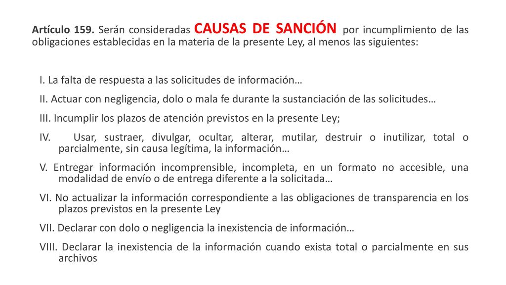 Amonestación pública Multa desde 150 hasta 1500 veces de la UMA