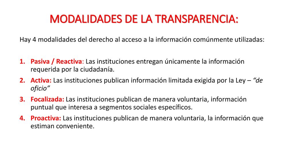 El principio: la información pública es un acervo de la nación.