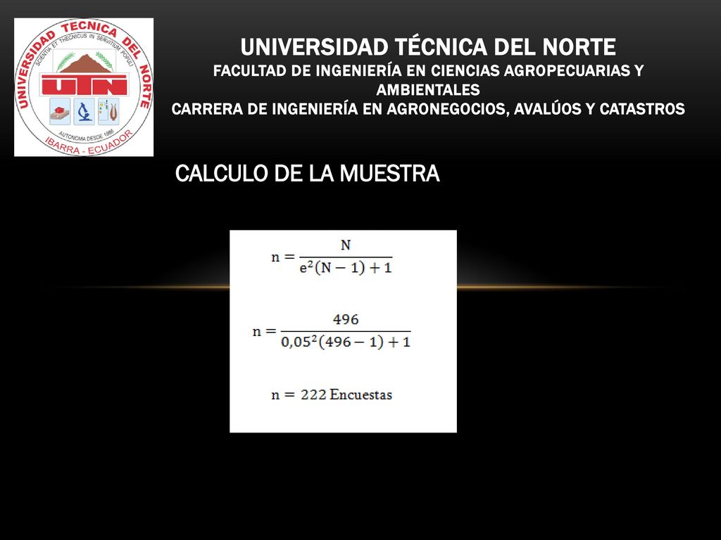 Universidad técnica del norte FACULTAD DE INGENIERÍA EN CIENCIAS AGROPECUARIAS Y AMBIENTALES CARRERA DE INGENIERÍA EN AGRONEGOCIOS, AVALÚOS Y CATASTROS