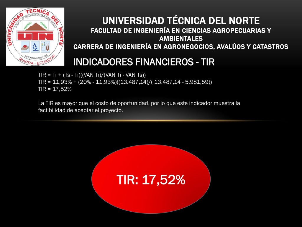 Universidad técnica del norte FACULTAD DE INGENIERÍA EN CIENCIAS AGROPECUARIAS Y AMBIENTALES CARRERA DE INGENIERÍA EN AGRONEGOCIOS, AVALÚOS Y CATASTROS