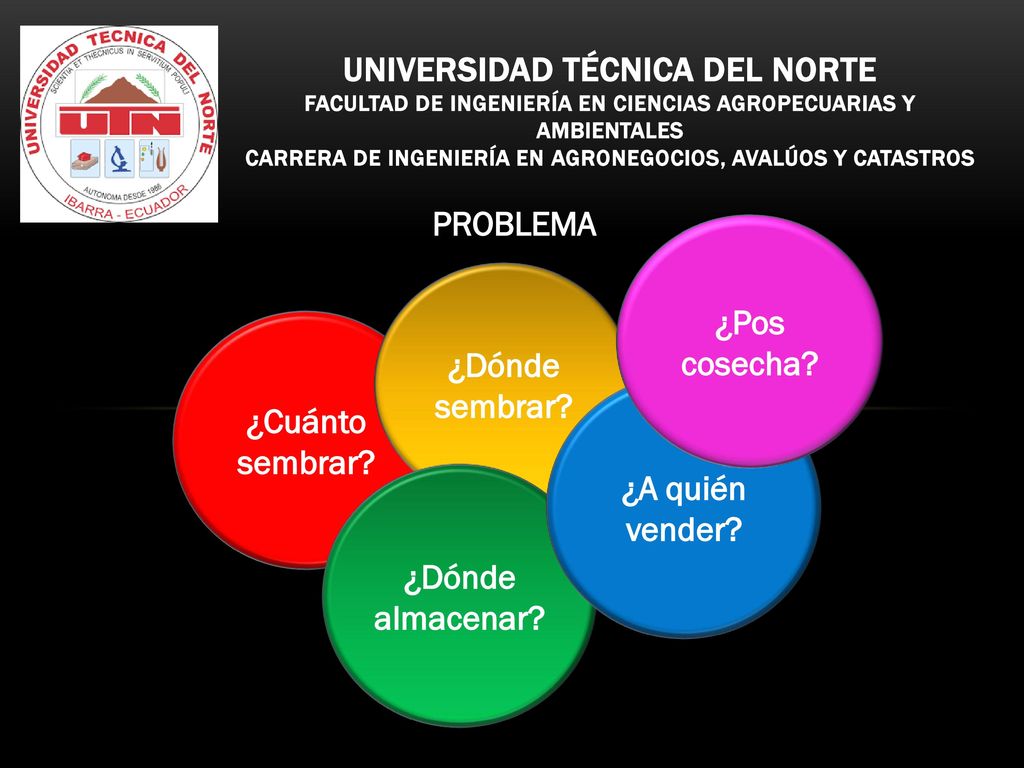Universidad técnica del norte FACULTAD DE INGENIERÍA EN CIENCIAS AGROPECUARIAS Y AMBIENTALES CARRERA DE INGENIERÍA EN AGRONEGOCIOS, AVALÚOS Y CATASTROS