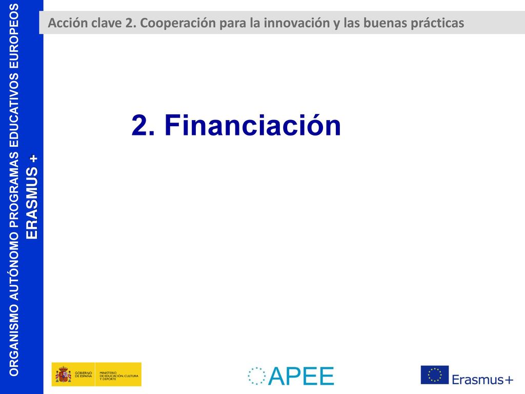 Acción clave 2. Cooperación para la innovación y las buenas prácticas