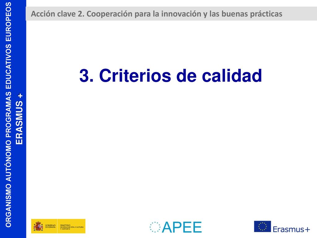 Acción clave 2. Cooperación para la innovación y las buenas prácticas