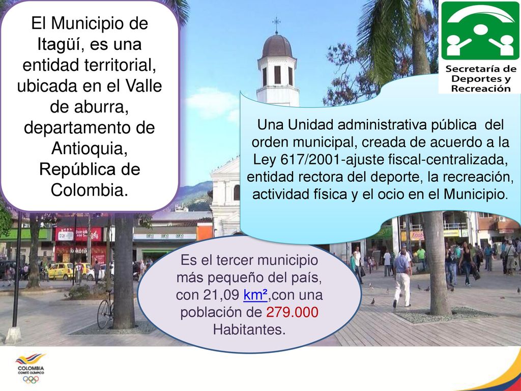 El Municipio de Itagüí, es una entidad territorial, ubicada en el Valle de aburra, departamento de Antioquia, República de Colombia.