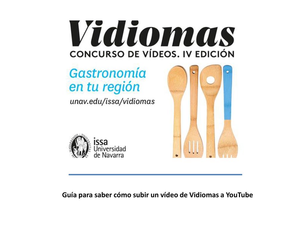 Guía para saber cómo subir un vídeo de Vidiomas a YouTube