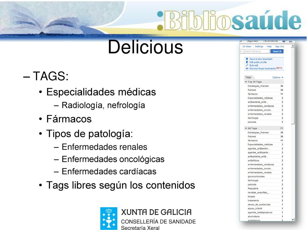 Delicious TAGS: Especialidades médicas Fármacos Tipos de patología: