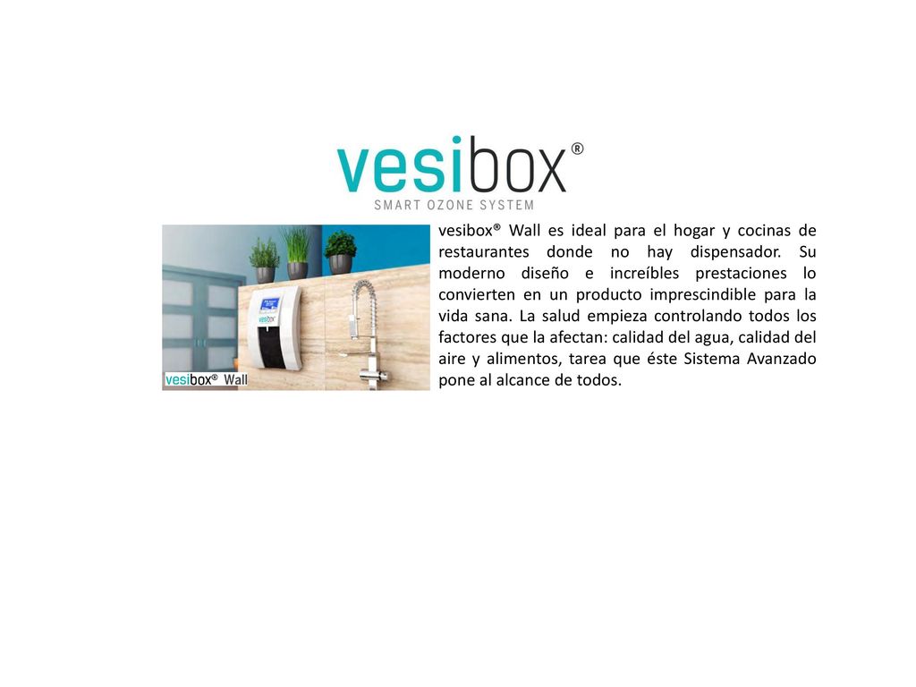 vesibox® Wall es ideal para el hogar y cocinas de restaurantes donde no hay dispensador.