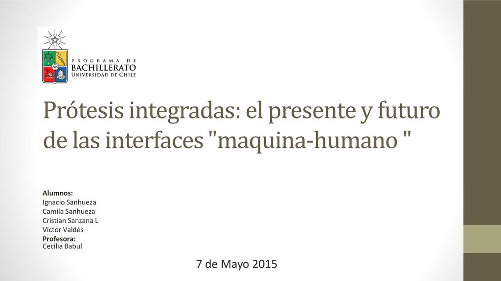 Prótesis integradas: el presente y futuro de las interfaces maquina-humano