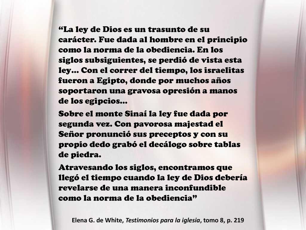 Elena G. de White, Testimonios para la iglesia, tomo 8, p. 219