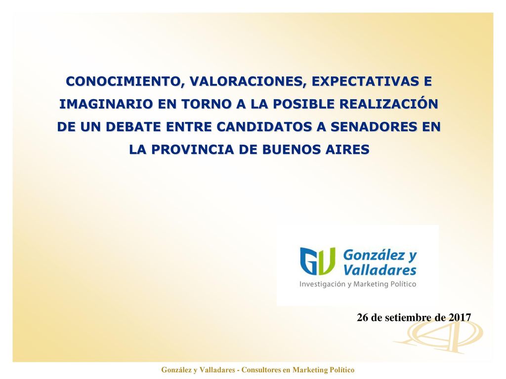 González y Valladares - Consultores en Marketing Político