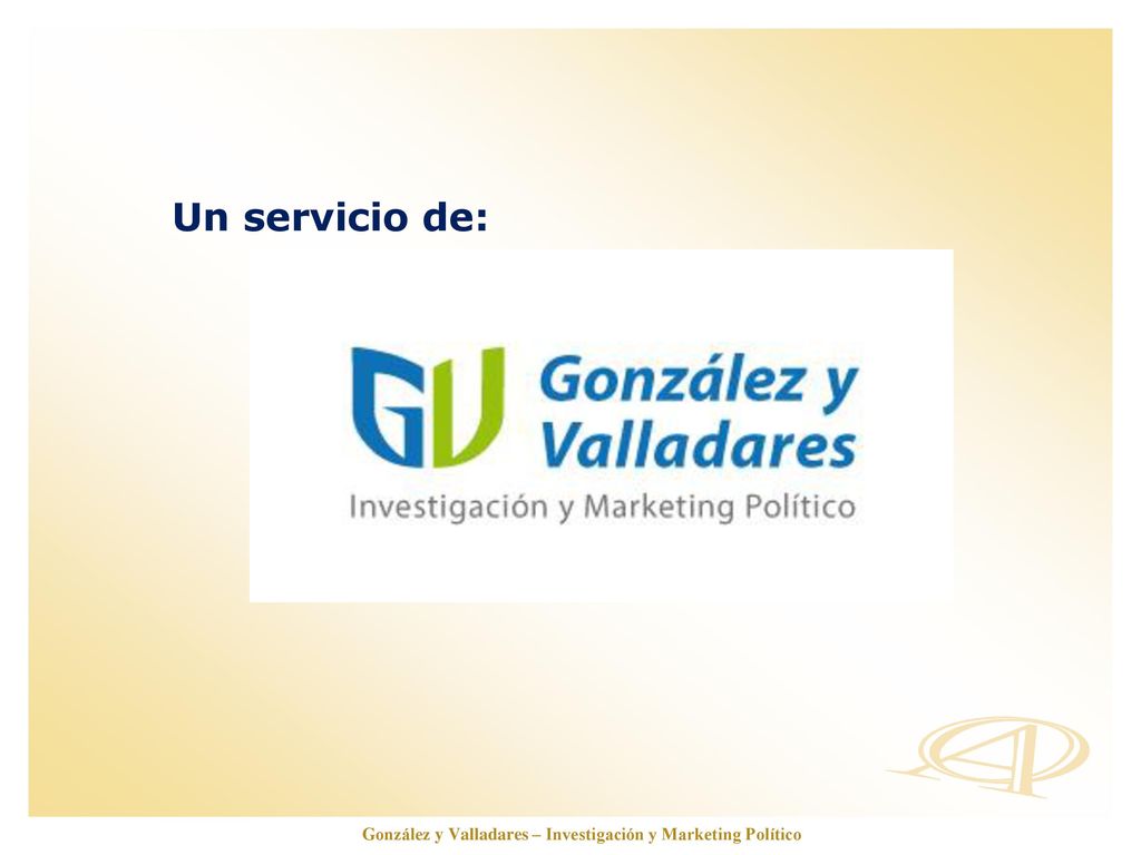 González y Valladares – Investigación y Marketing Político