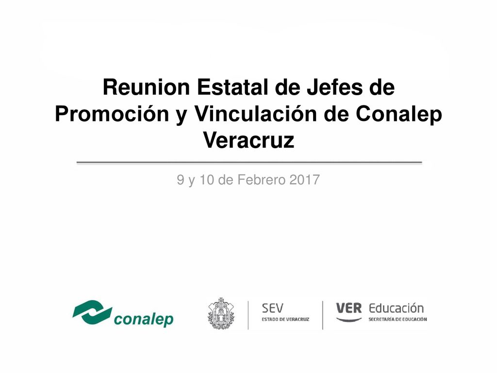 Reunion Estatal de Jefes de Promoción y Vinculación de Conalep Veracruz