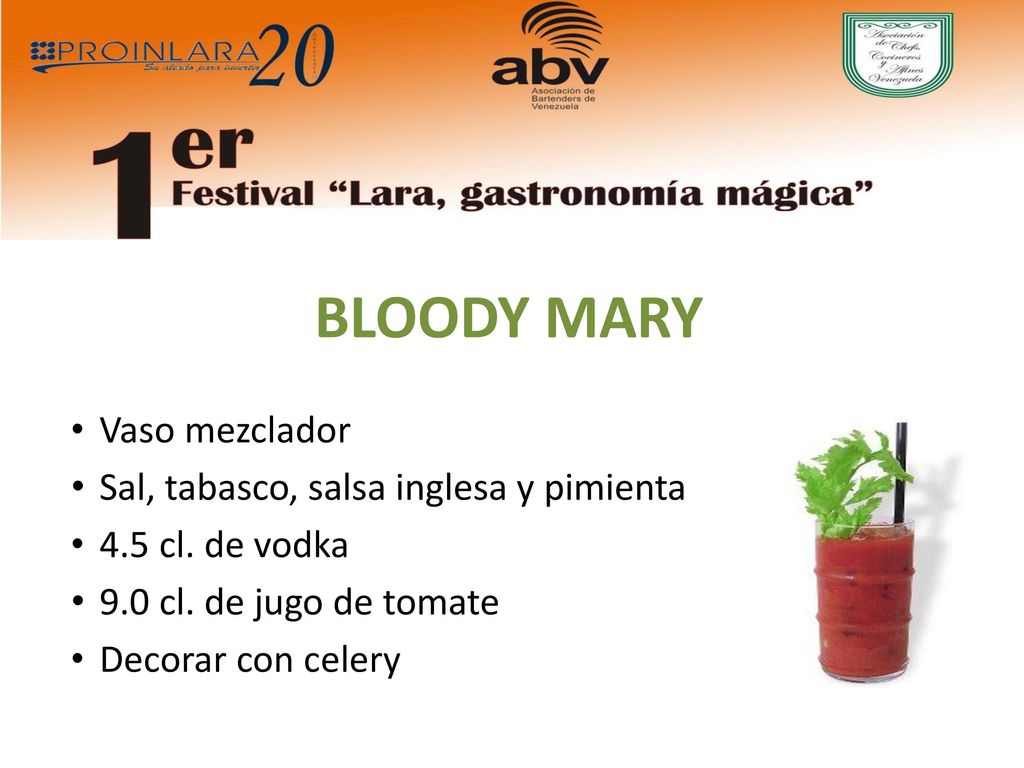 BLOODY MARY Vaso mezclador Sal, tabasco, salsa inglesa y pimienta
