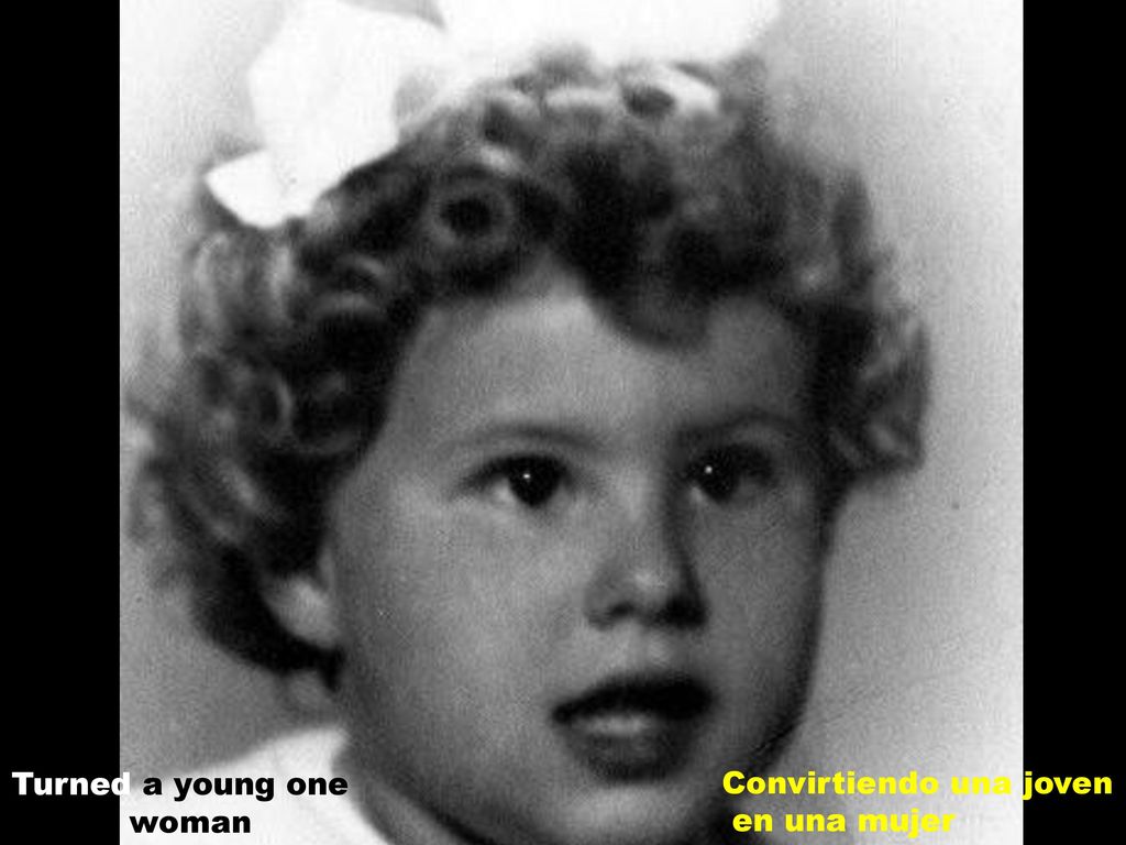 Turned a young one into a woman Convirtiendo una joven en una mujer