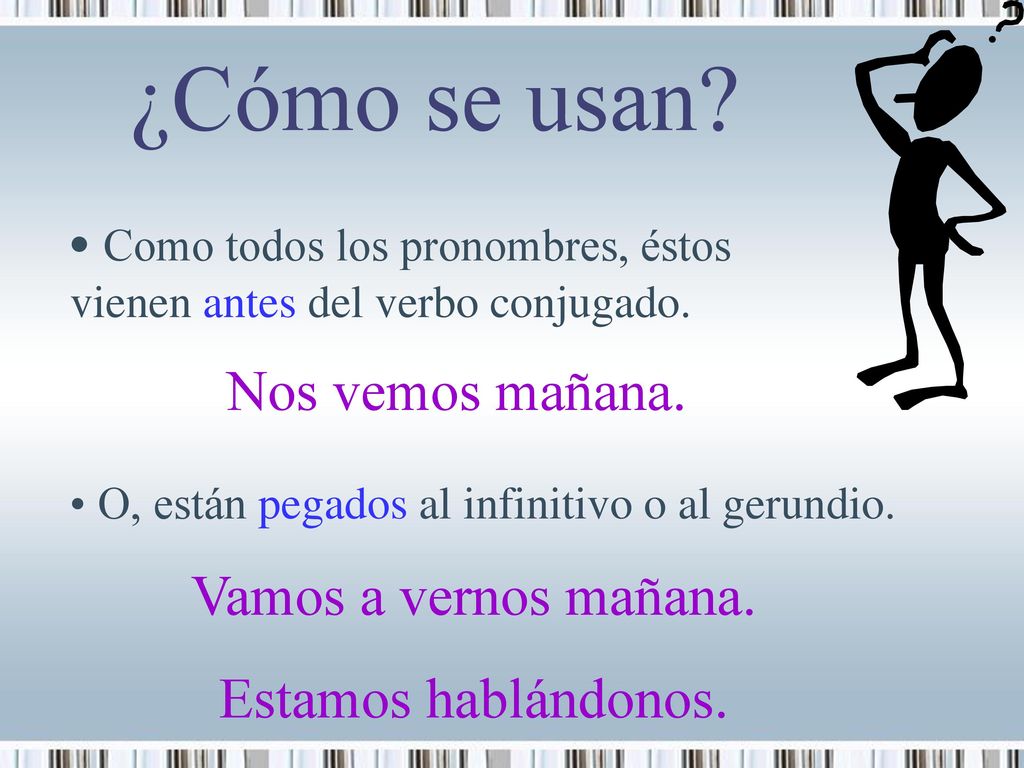 ¿Cómo se usan Nos vemos mañana. Vamos a vernos mañana.