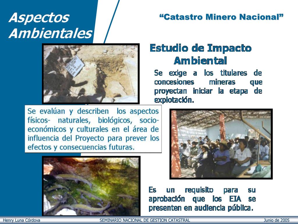 Henry Luna Córdova SEMINARIO NACIONAL DE GESTION CATASTRAL Junio de 2005