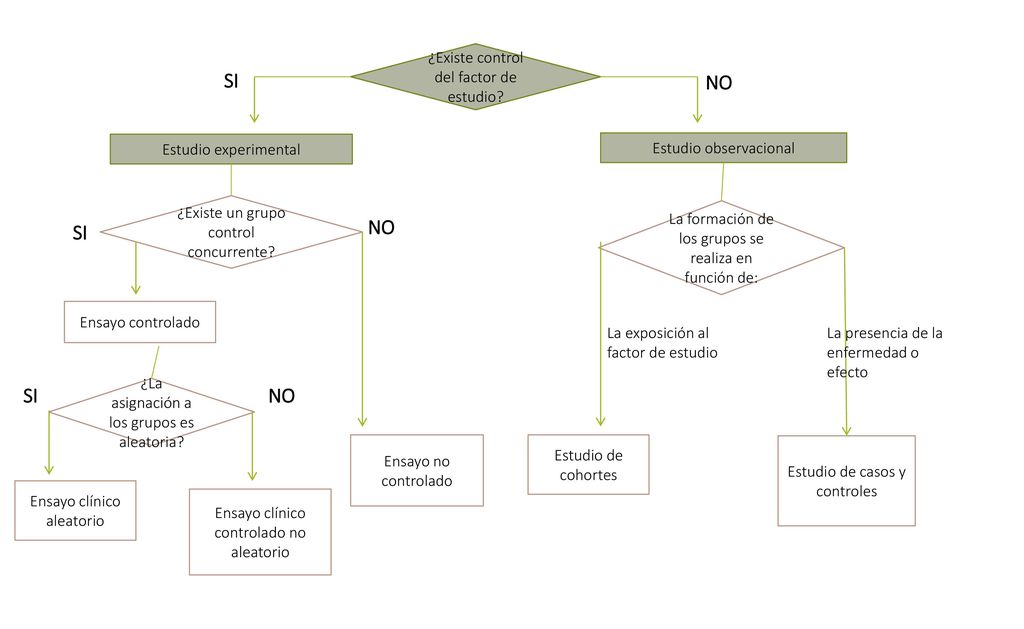 SI NO NO SI SI NO ¿Existe control del factor de estudio
