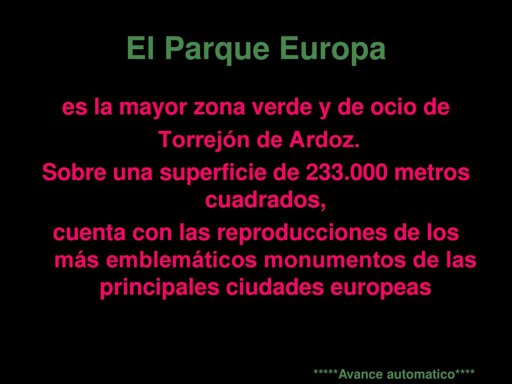 El Parque Europa es la mayor zona verde y de ocio de