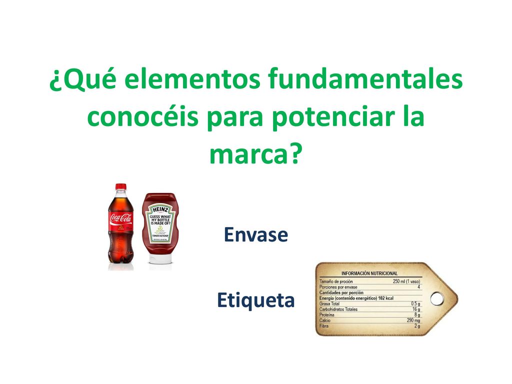 ¿Qué elementos fundamentales conocéis para potenciar la marca
