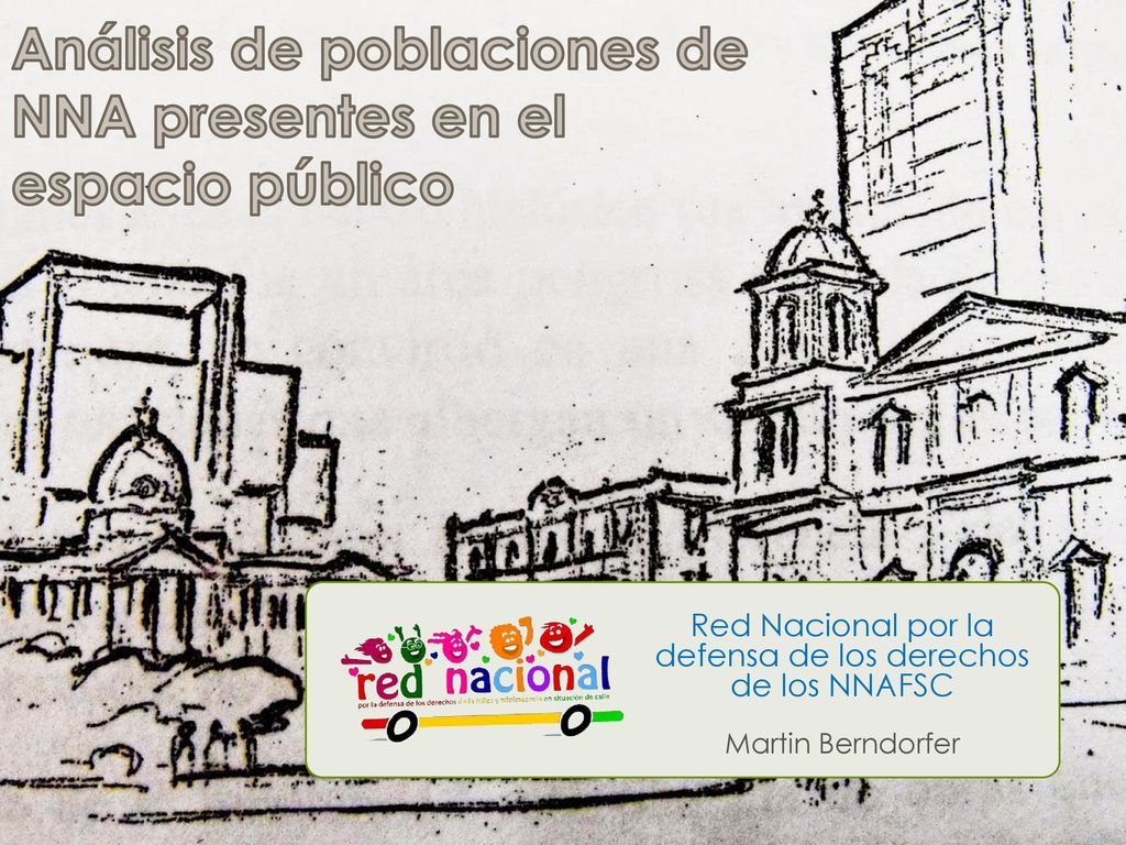Análisis de poblaciones de NNA presentes en el espacio público