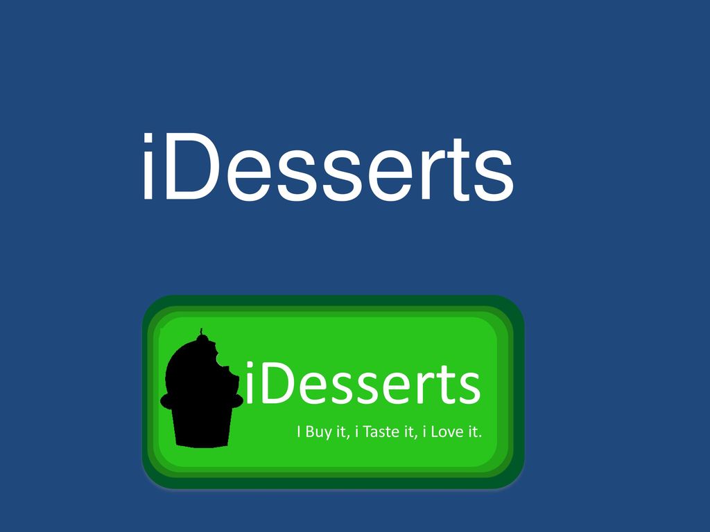 iDesserts iDesserts I Buy it, i Taste it, i Love it.