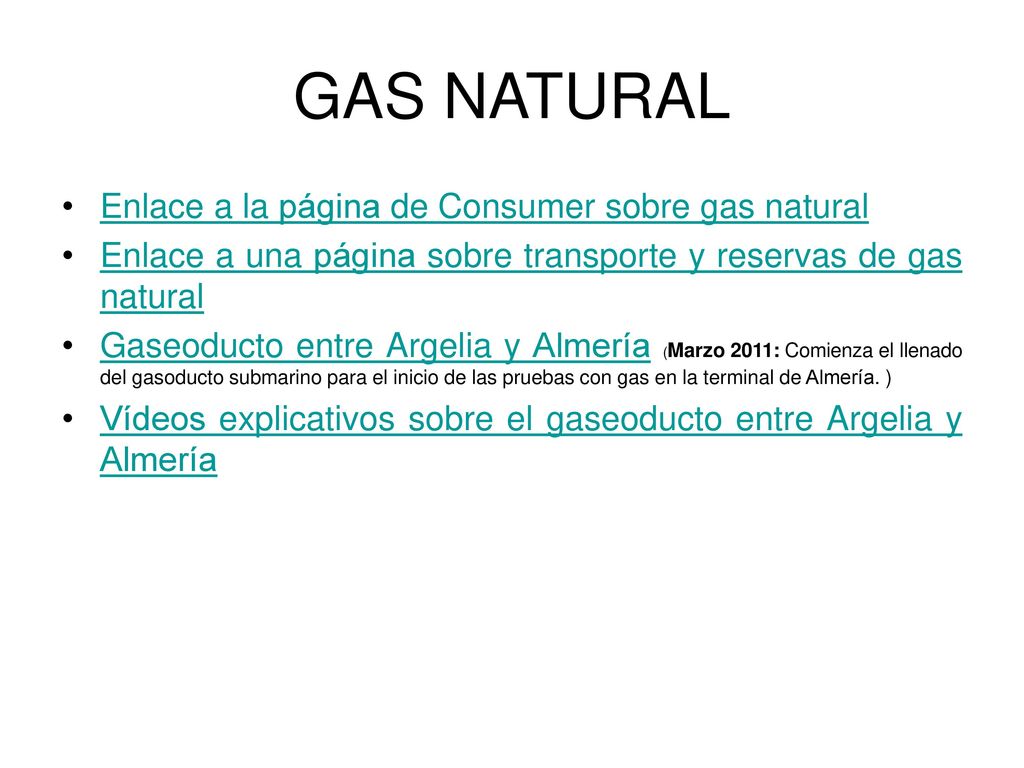 GAS NATURAL Enlace a la página de Consumer sobre gas natural