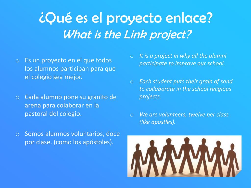 ¿Qué es el proyecto enlace What is the Link project