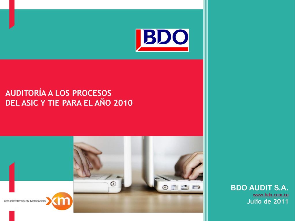AUDITORÍA A LOS PROCESOS DEL ASIC Y TIE PARA EL AÑO 2010