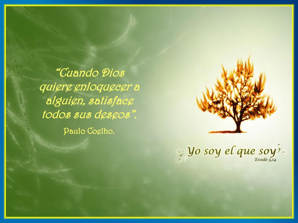 Cuando Dios quiere enloquecer a alguien, satisface todos sus deseos .