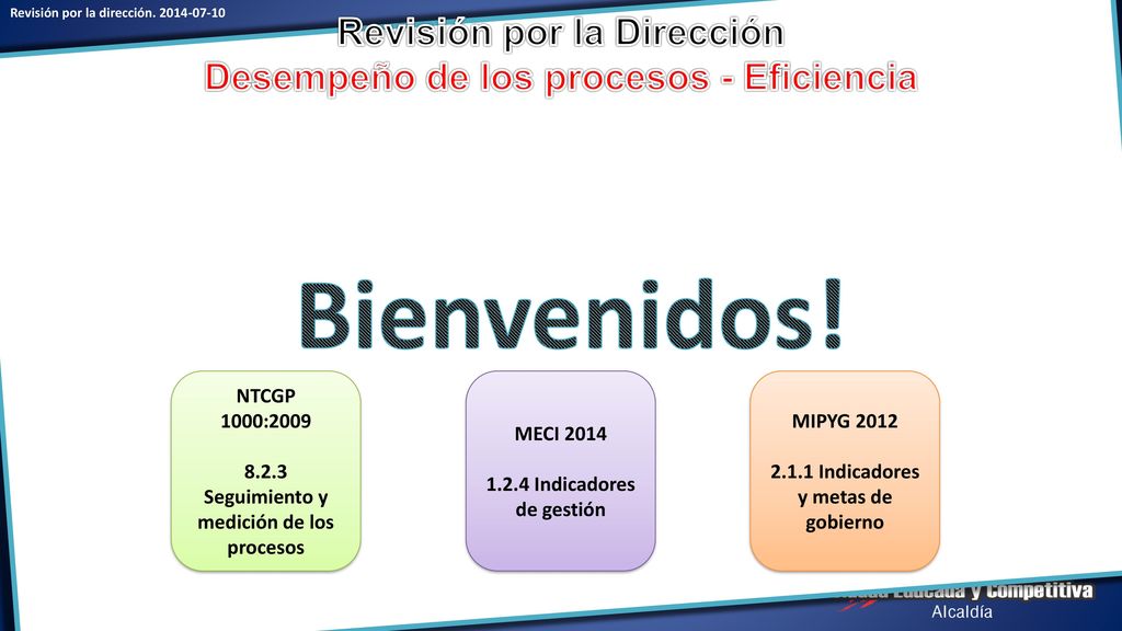 Revisión por la Dirección Desempeño de los procesos - Eficiencia