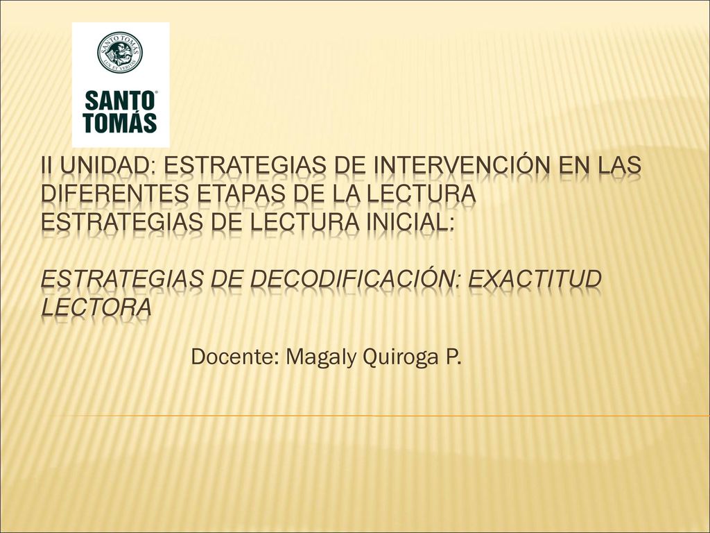 Docente: Magaly Quiroga P.