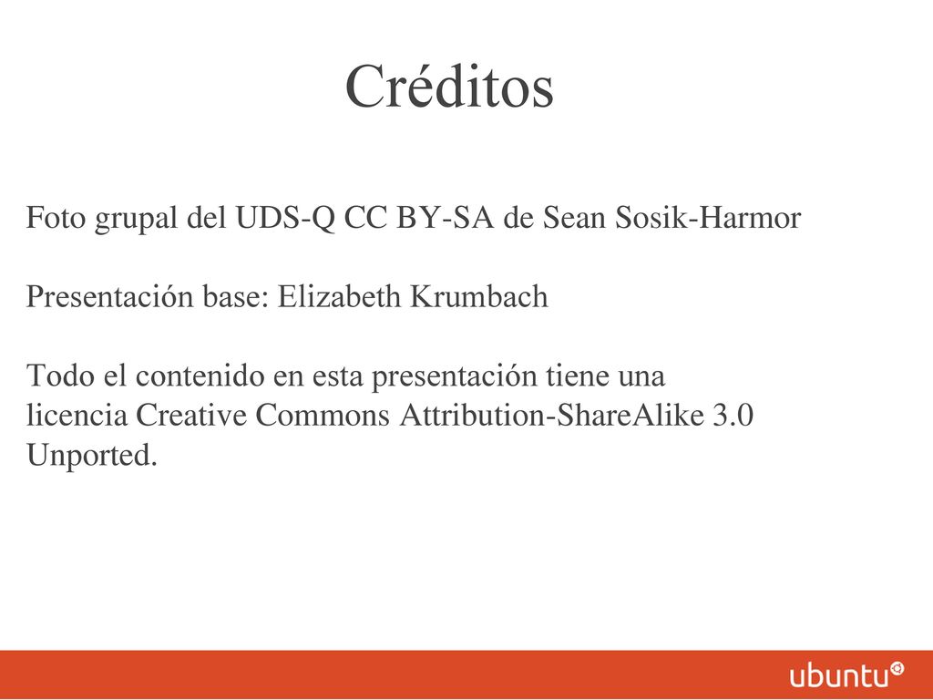 Créditos Foto grupal del UDS-Q CC BY-SA de Sean Sosik-Harmor