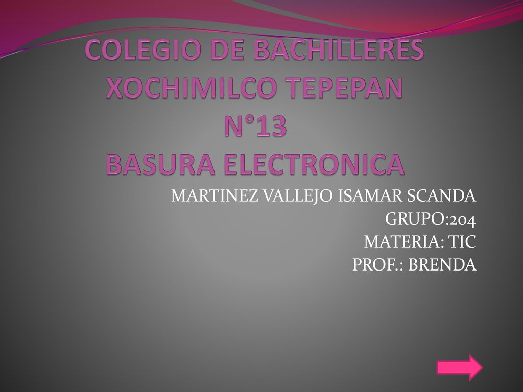 COLEGIO DE BACHILLERES XOCHIMILCO TEPEPAN N°13 BASURA ELECTRONICA