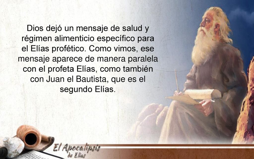 Dios dejó un mensaje de salud y régimen alimenticio específico para