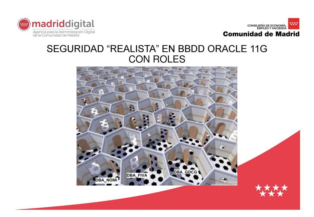 SEGURIDAD REALISTA EN BBDD ORACLE 11g CON ROLES