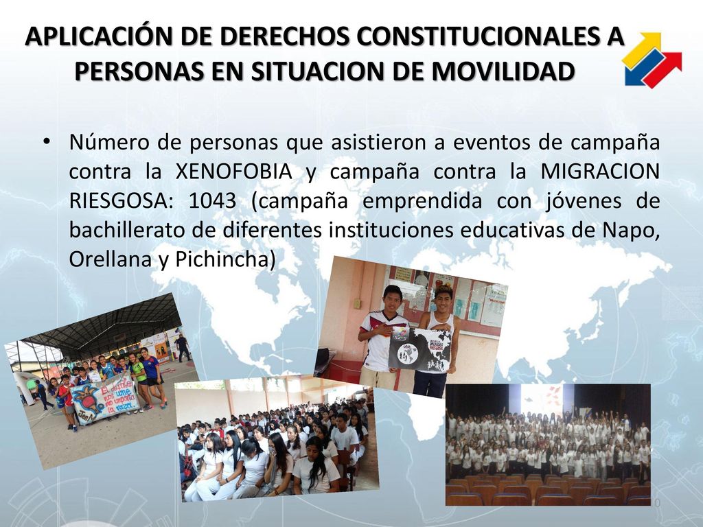 APLICACIÓN DE DERECHOS CONSTITUCIONALES A PERSONAS EN SITUACION DE MOVILIDAD