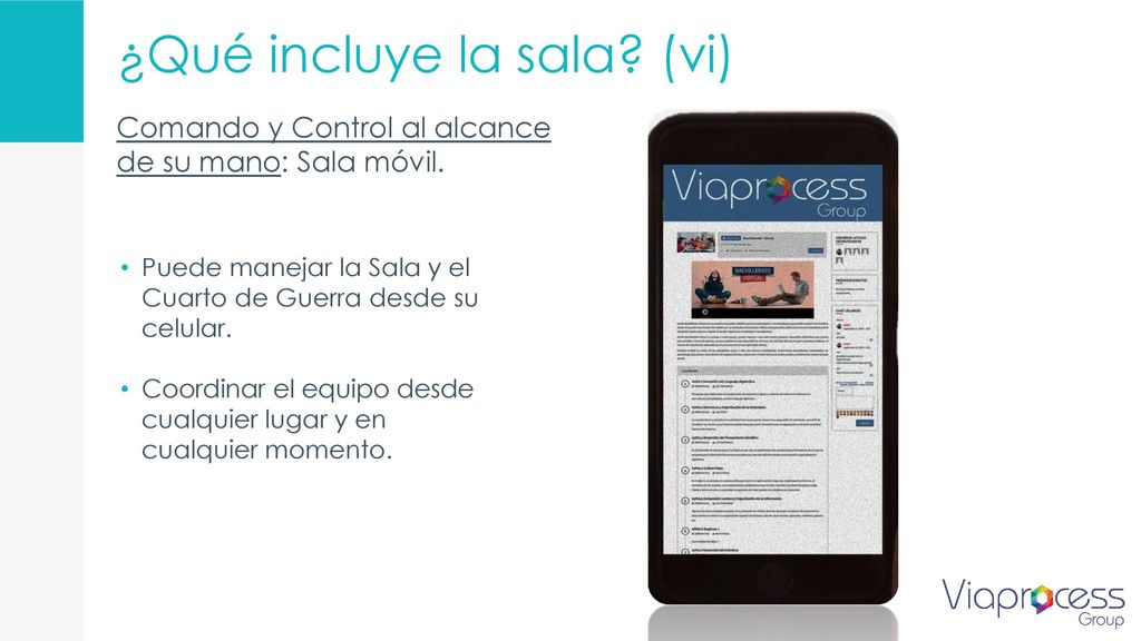 Comando y Control al alcance de su mano: Sala móvil.