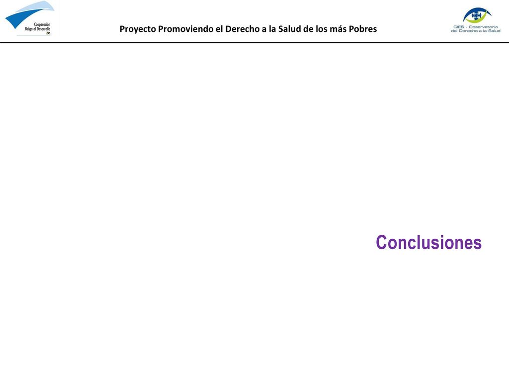 Proyecto Promoviendo el Derecho a la Salud de los más Pobres