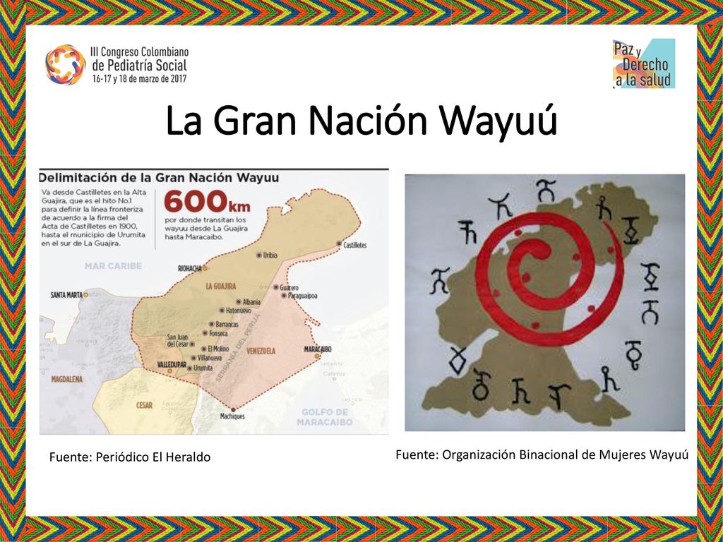 La Gran Nación Wayuú Fuente: Organización Binacional de Mujeres Wayuú