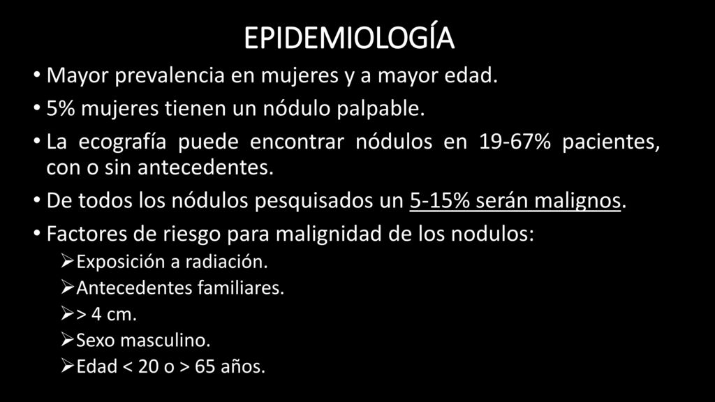 EPIDEMIOLOGÍA Mayor prevalencia en mujeres y a mayor edad.