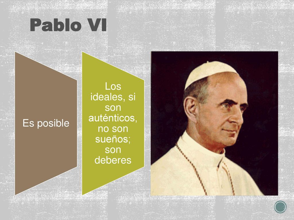 Los ideales, si son auténticos, no son sueños; son deberes