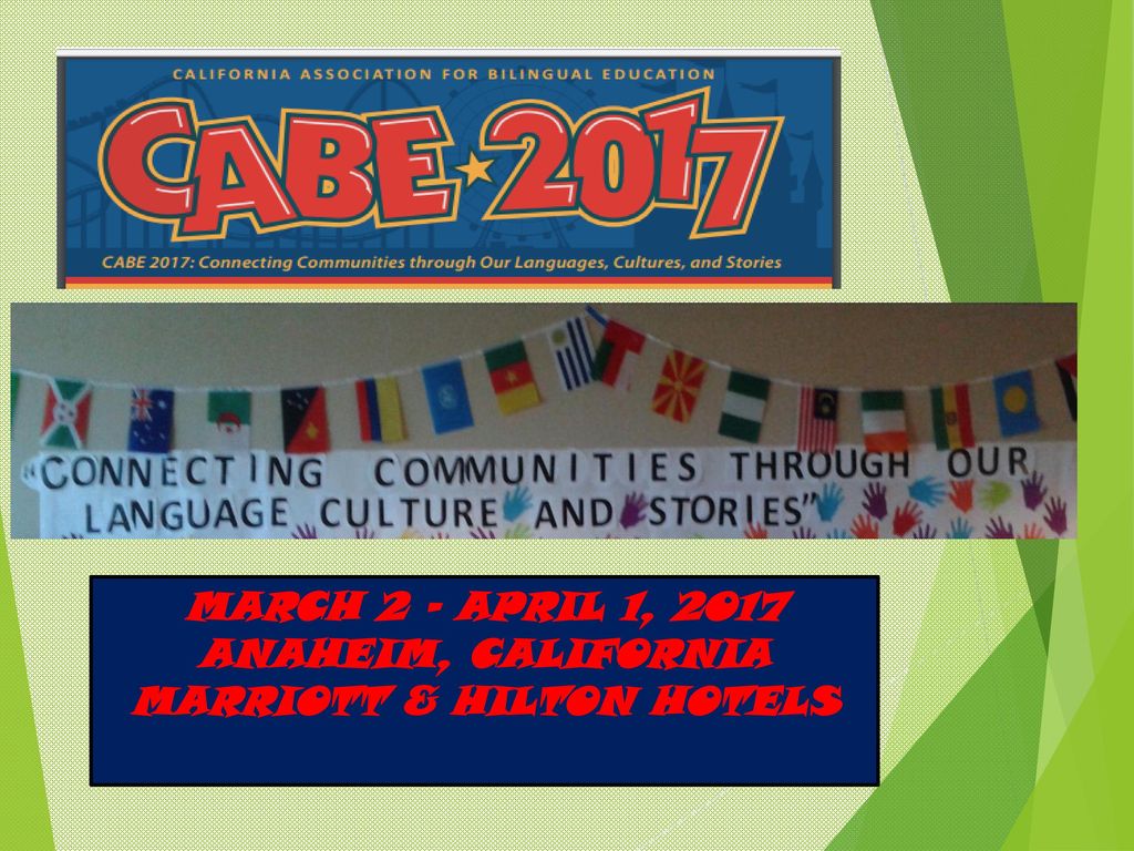 MARCH 2 – APRIL 1, 2017 ANAHEIM, CALIFORNIA MARRIOTT & HILTON HOTELS