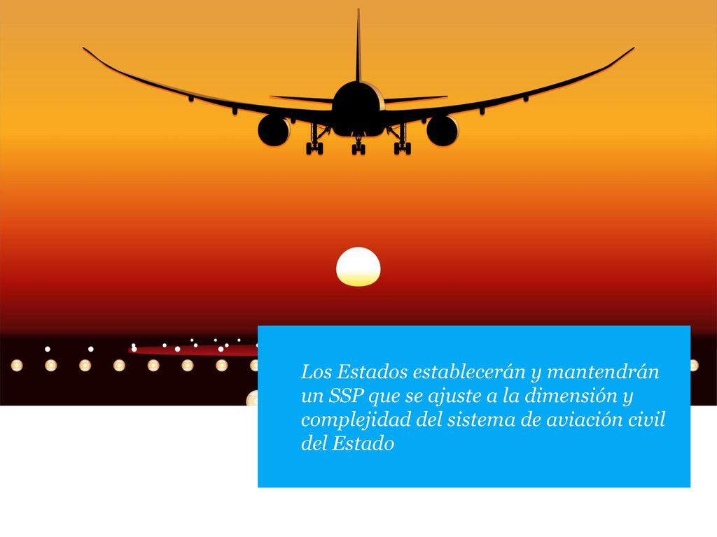 Los Estados establecerán y mantendrán un SSP que se ajuste a la dimensión y complejidad del sistema de aviación civil del Estado