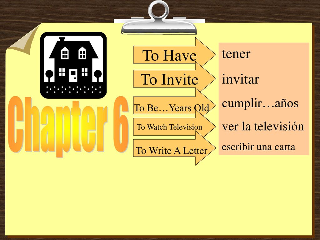 To Have To Invite To Be…Years Old Chapter 6 To Write A Letter tener