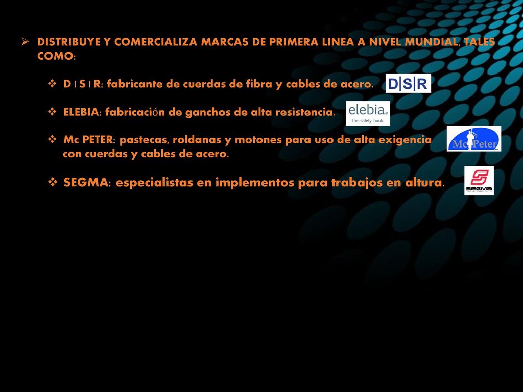 SEGMA: especialistas en implementos para trabajos en altura.