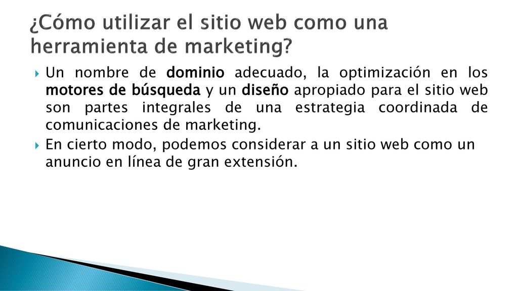 ¿Cómo utilizar el sitio web como una herramienta de marketing