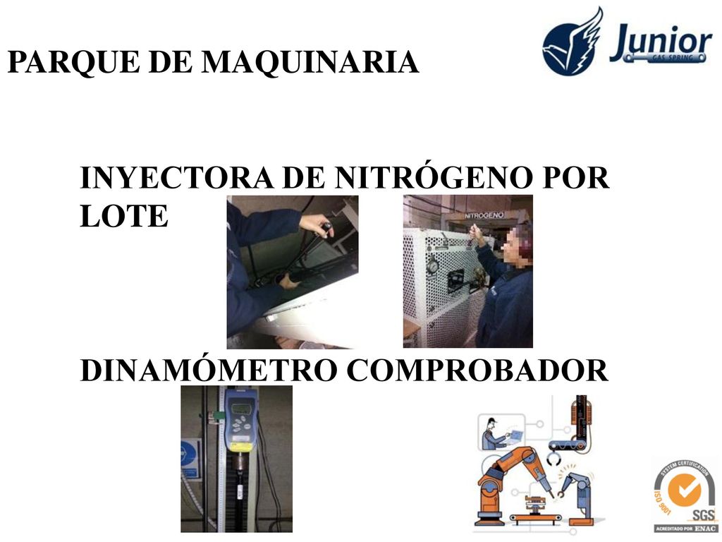 PARQUE DE MAQUINARIA INYECTORA DE NITRÓGENO POR LOTE DINAMÓMETRO COMPROBADOR