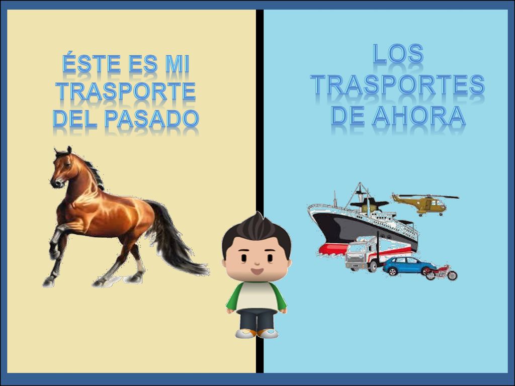 LOS TRASPORTES DE AHORA Éste ES MI TRASPORTE DEL PASADO