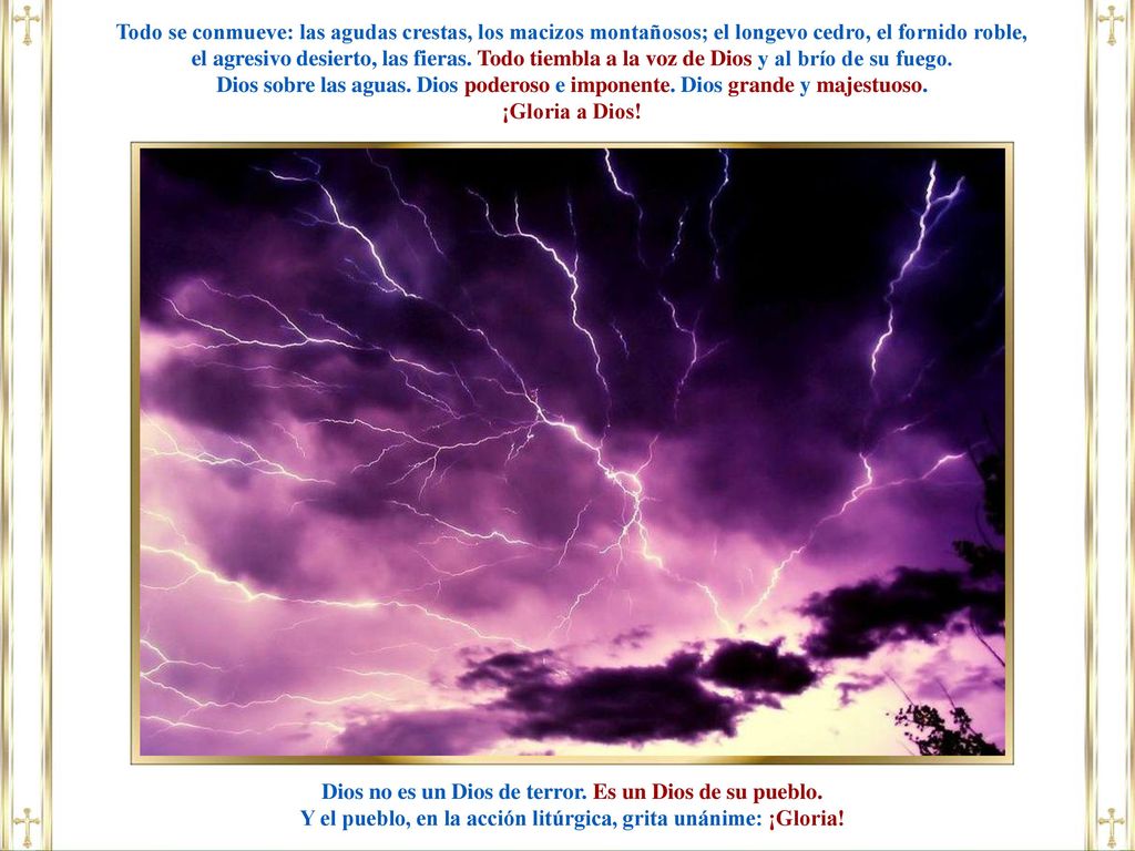 Dios no es un Dios de terror. Es un Dios de su pueblo.